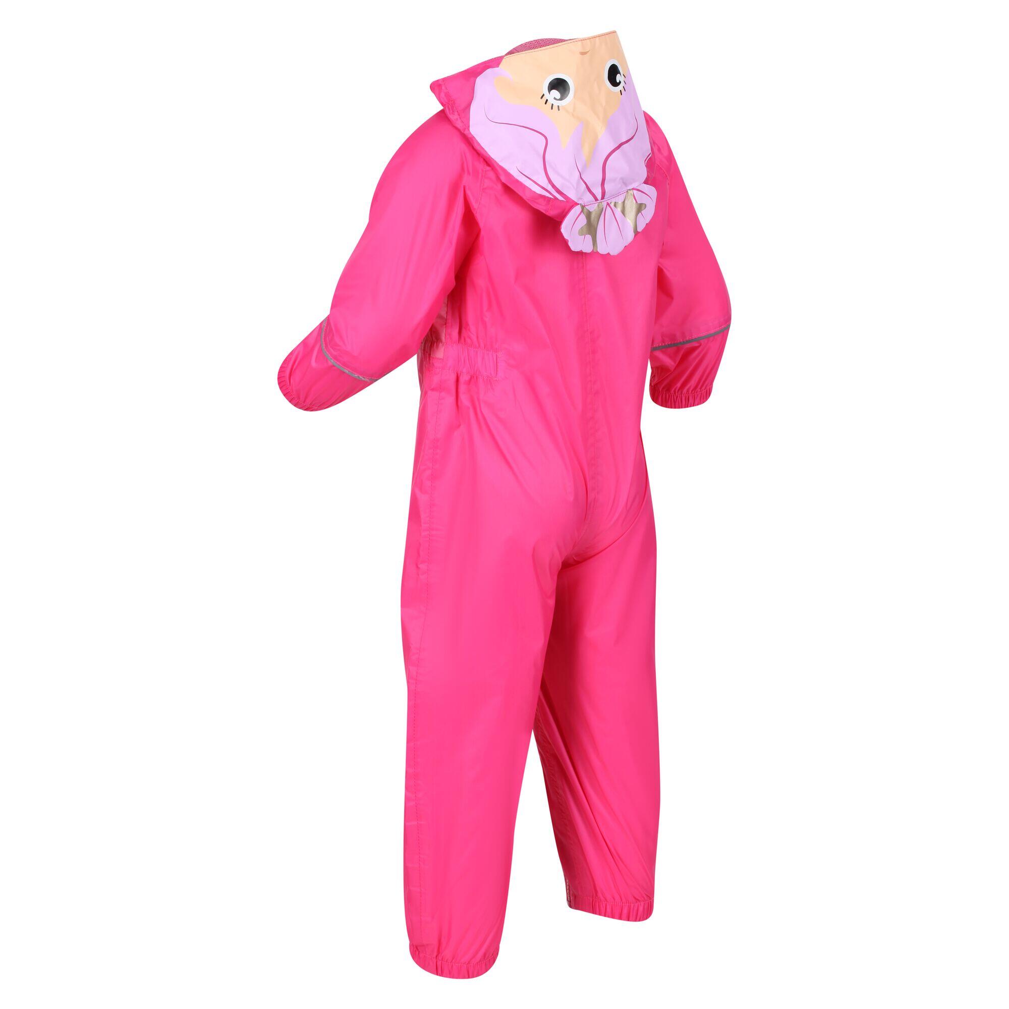 Charco Kids Hiking Hooded Puddle Suit - Pink Mermaid 2/4