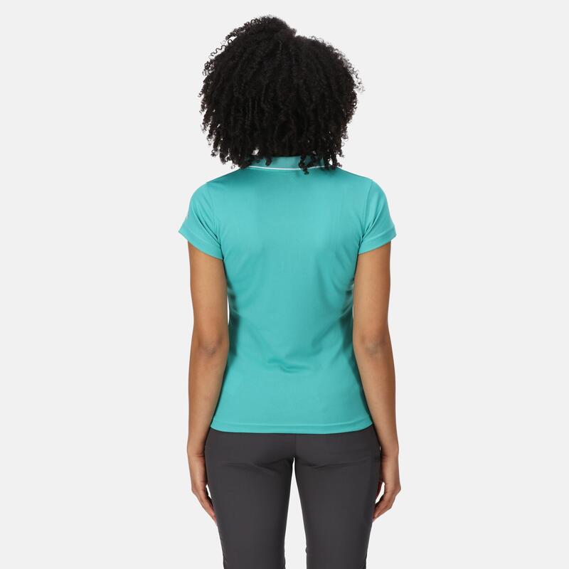 Maverik V T-shirt de marche à manches courtes pour femme - Vert pâle