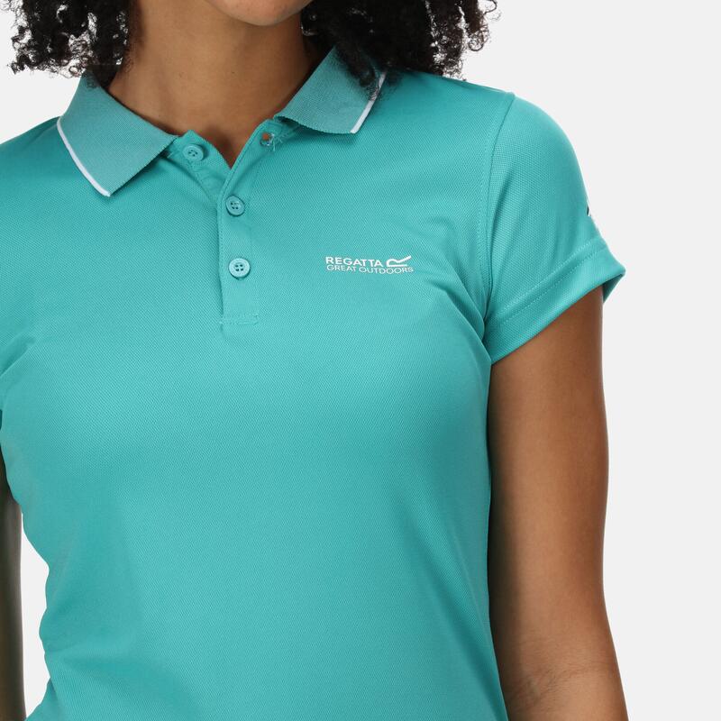 Maverik V T-shirt de marche à manches courtes pour femme - Vert pâle