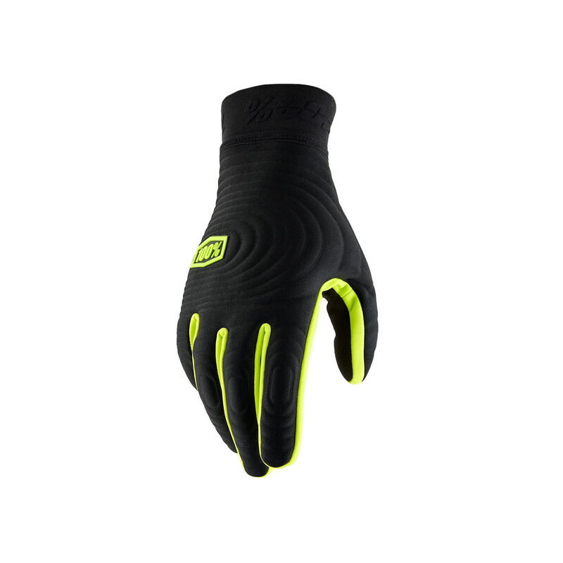 Guantes Brisker Xtreme - Negro/Amarillo Flúo