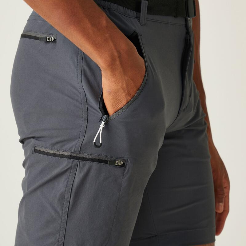 Pantalón Corto Deportivo Montaña Regatta Xert StrShort III Gris