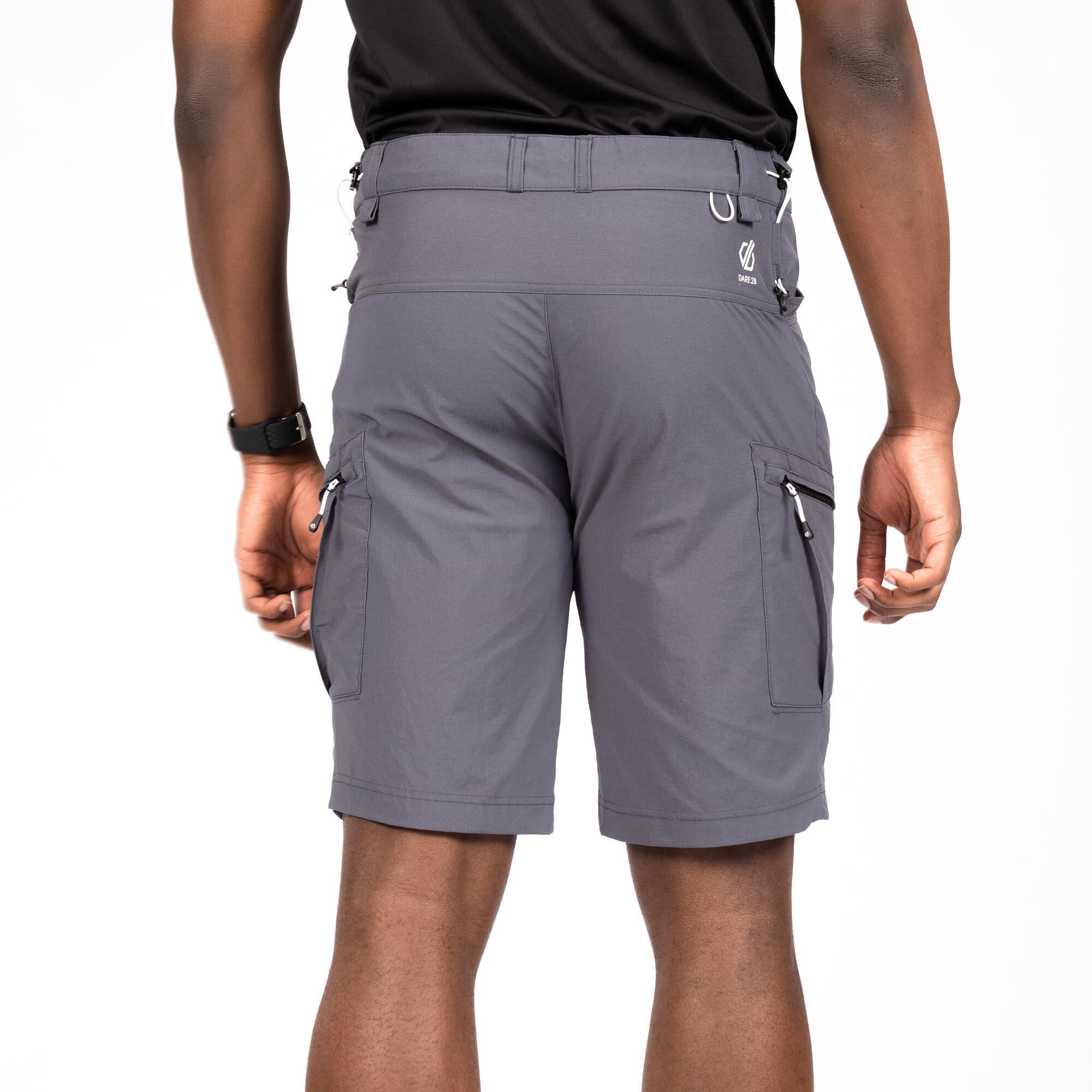 Tuned In II Men's Hiking Shorts - Dark Grey 3/7