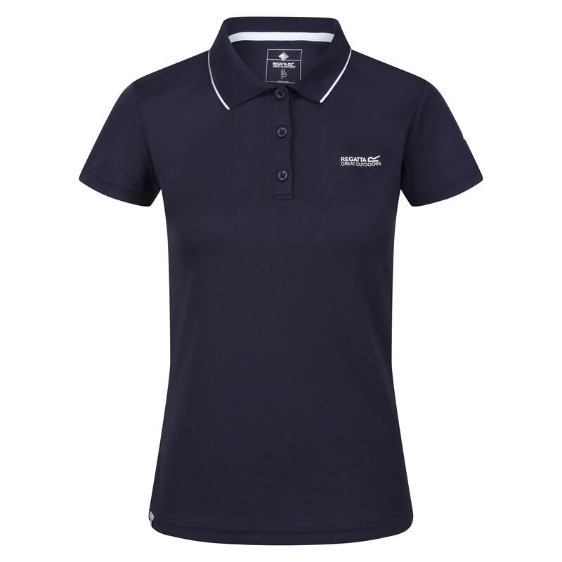 Outdoorshirt Maverik V Wandern/Outdoor/Trekking Damen Navy Atmungsaktiv REGATTA