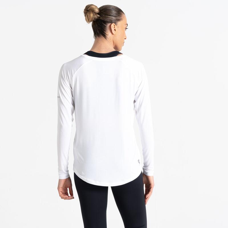 Discern Dames Yoga T-shirt - Wit