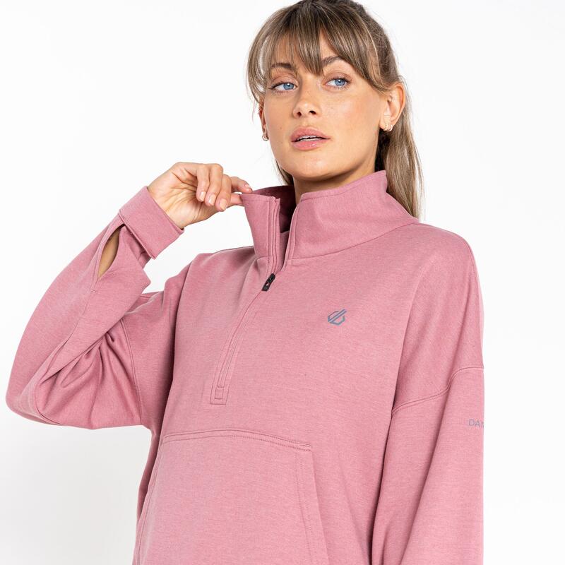 Het Recoup II sportieve sweatshirt met halve rits