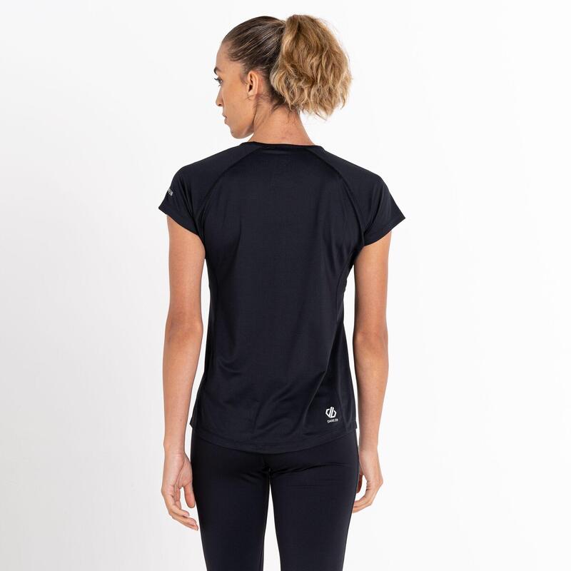 T-Shirts para mulher - DARE 2B Corral Tee W - Preto/Preto