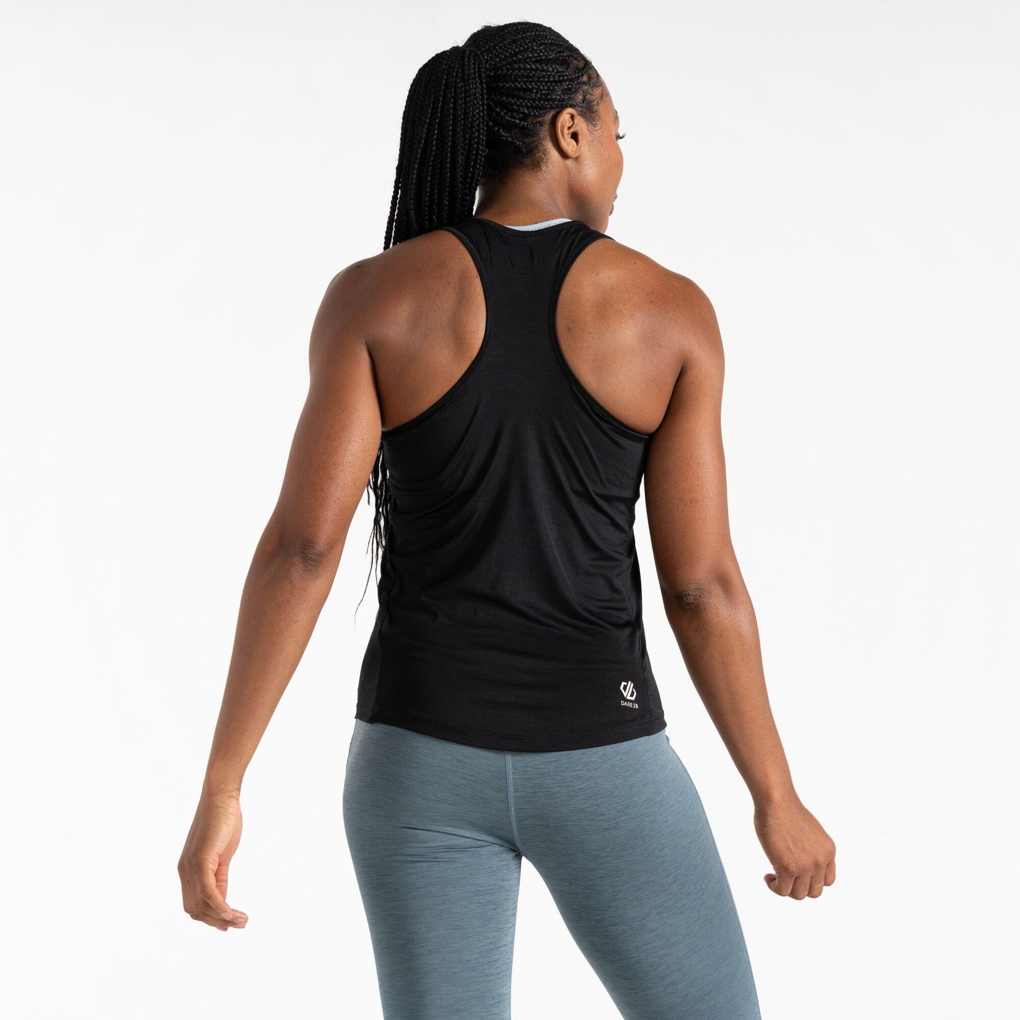 Modernize II Women's Fitness Sleeveless Vest - Black 3/5