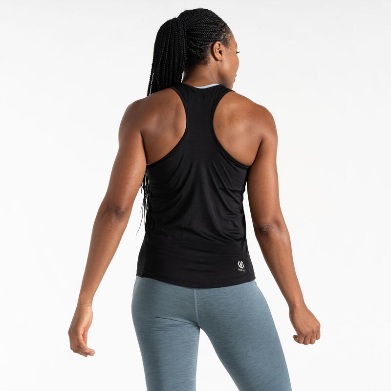 Modernize mouwloze fitnessvest voor dames - Zwart