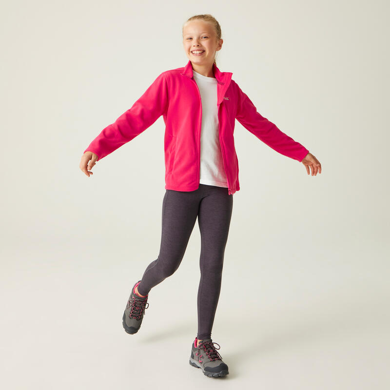 De King II wandelfleece met volledige rits voor kinderen