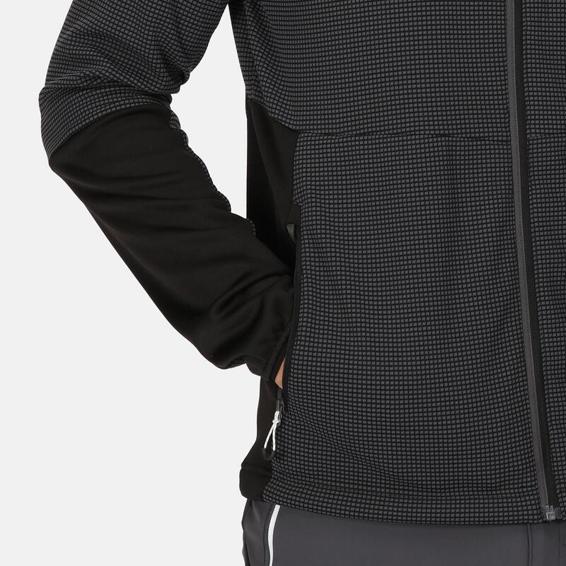 Regatta Highton III polaire de randonnée entièrement zippée pour hommes, noir