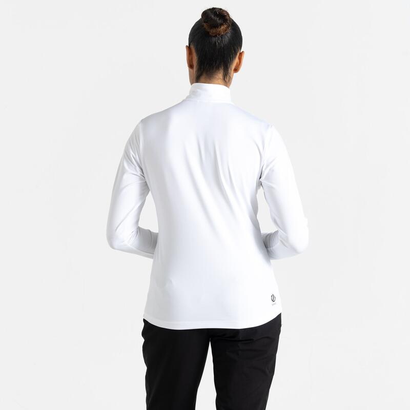 Lowline II Stretch Fitness-Midlayer für Damen - Weiß