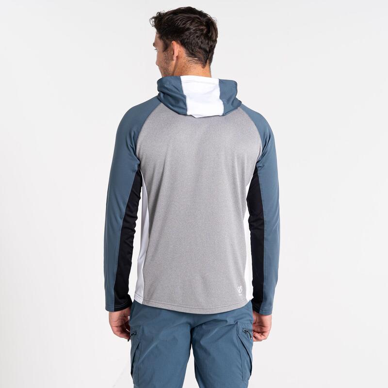 Contend Core Stretch Polaire de randonnée zippé pour homme - Bleu