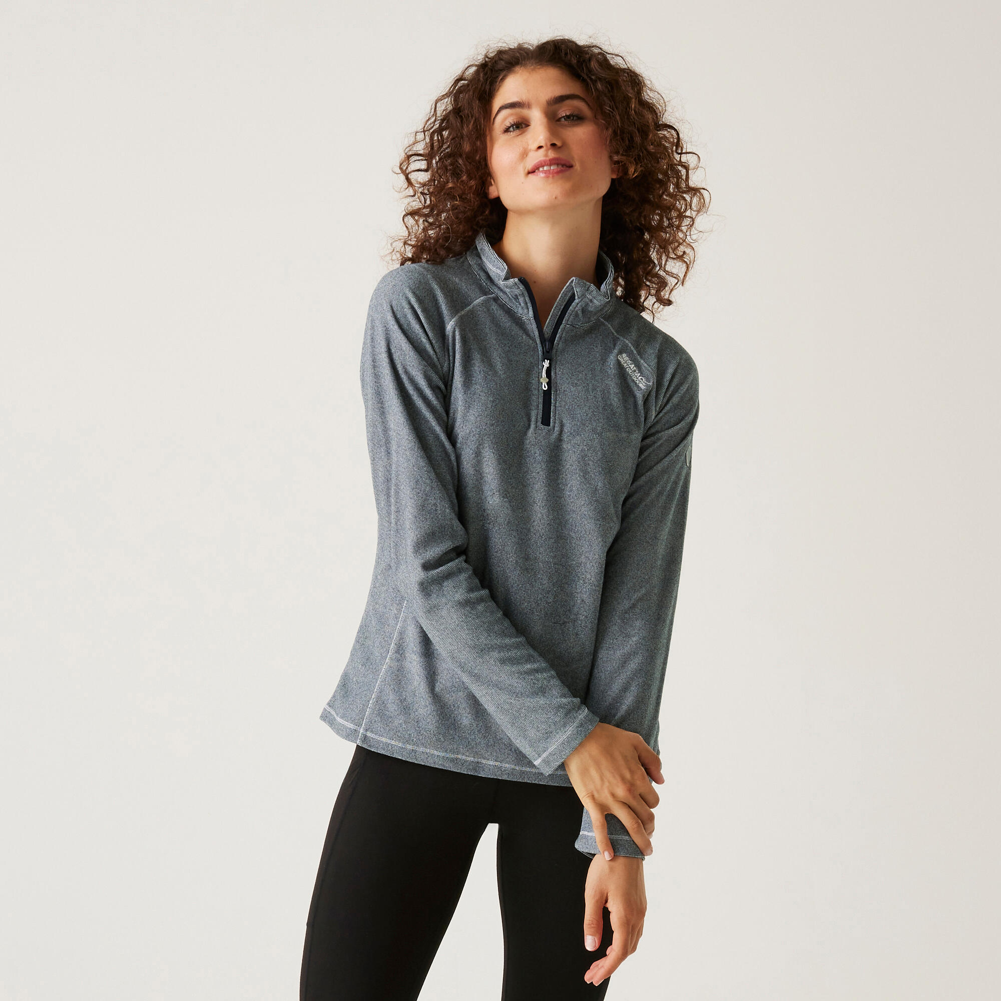 Regatta - Polaire - Montes Femme - Polaire - Blanc|bleu|gris - 46 L/xl - Decathlon