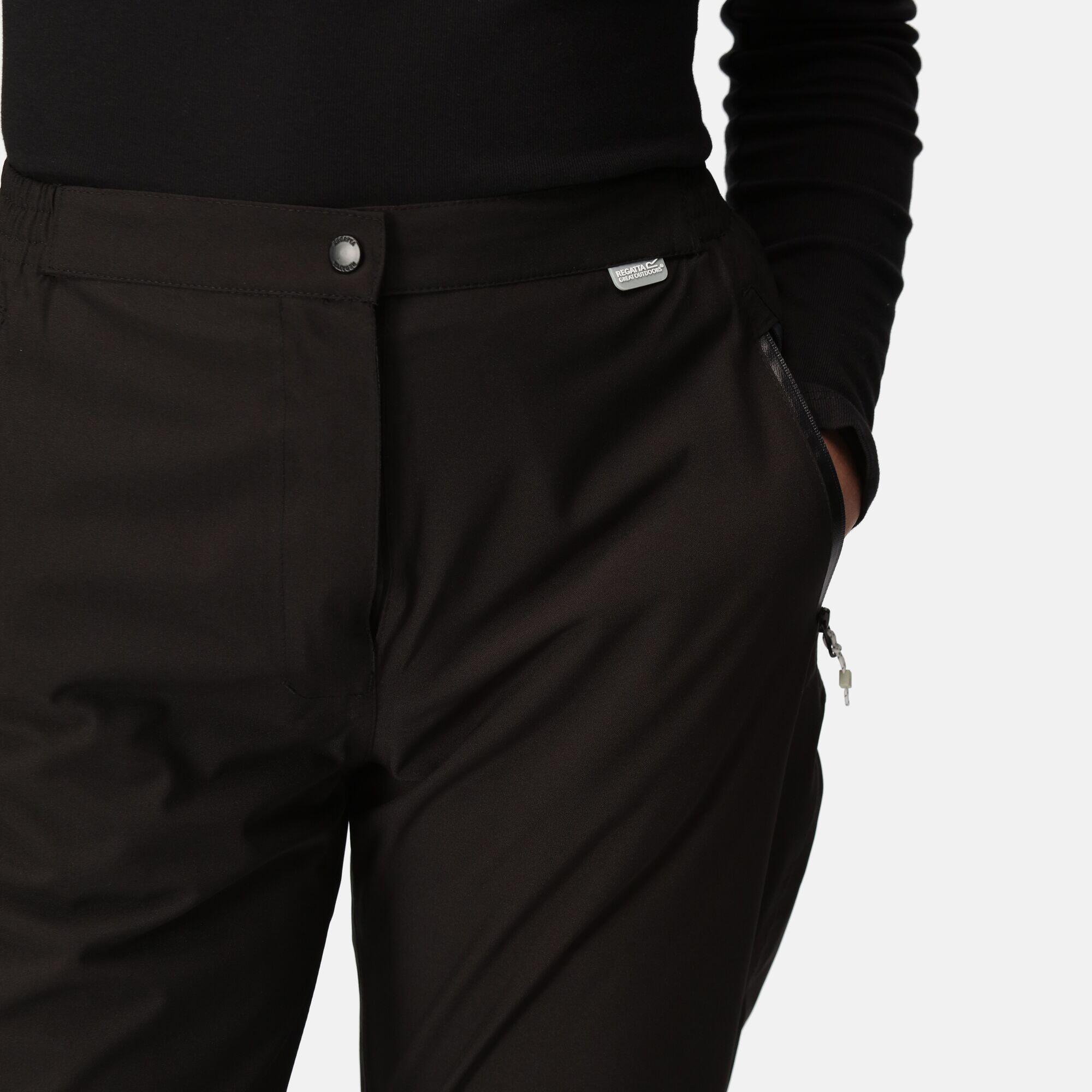Highton Stretch Women's Hiking Overtrousers - Black 4/5