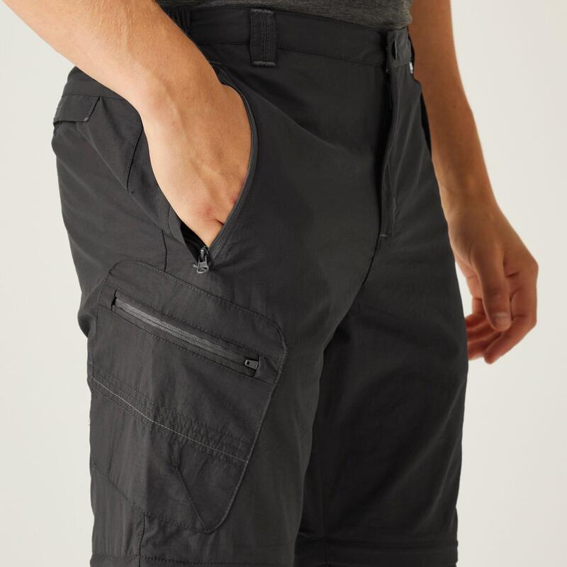 Leesville Zip-Off II Pantalon de marche pour homme - Gris