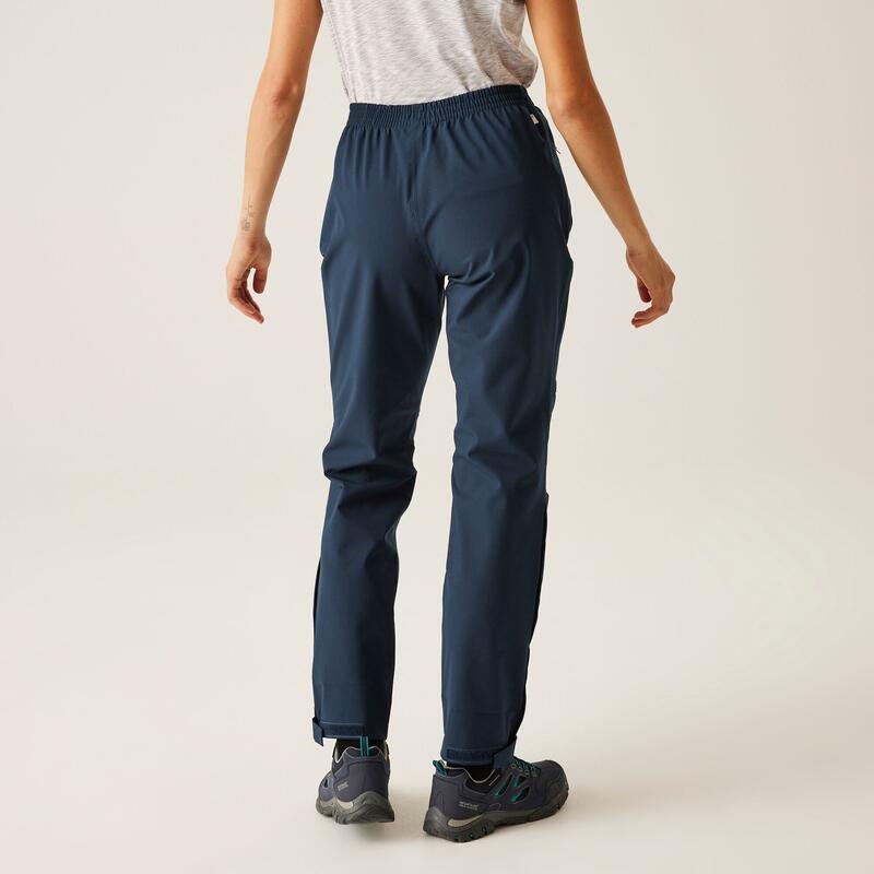 Highton Surpantalon de randonnée imperméables pour femme - Bleu Marine