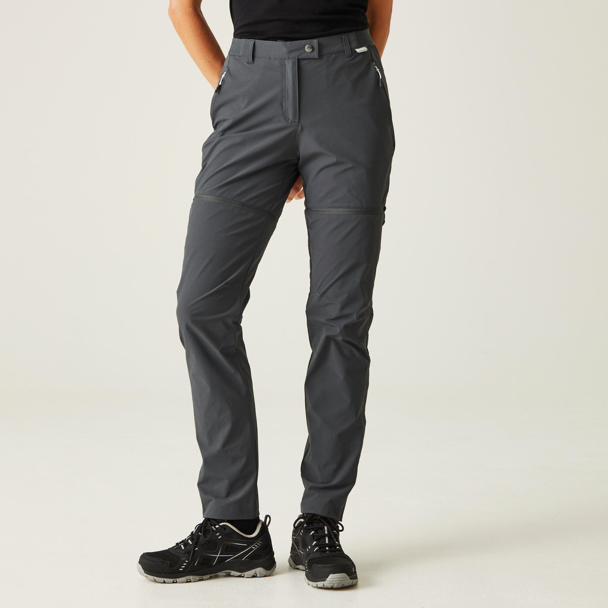 Regatta - Mountain Femme Short De Marche Modulable - Pantalons - Gris - Decathlon