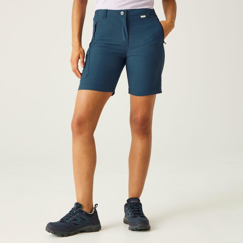 Chaska II Short de randonnée pour femme - Marine