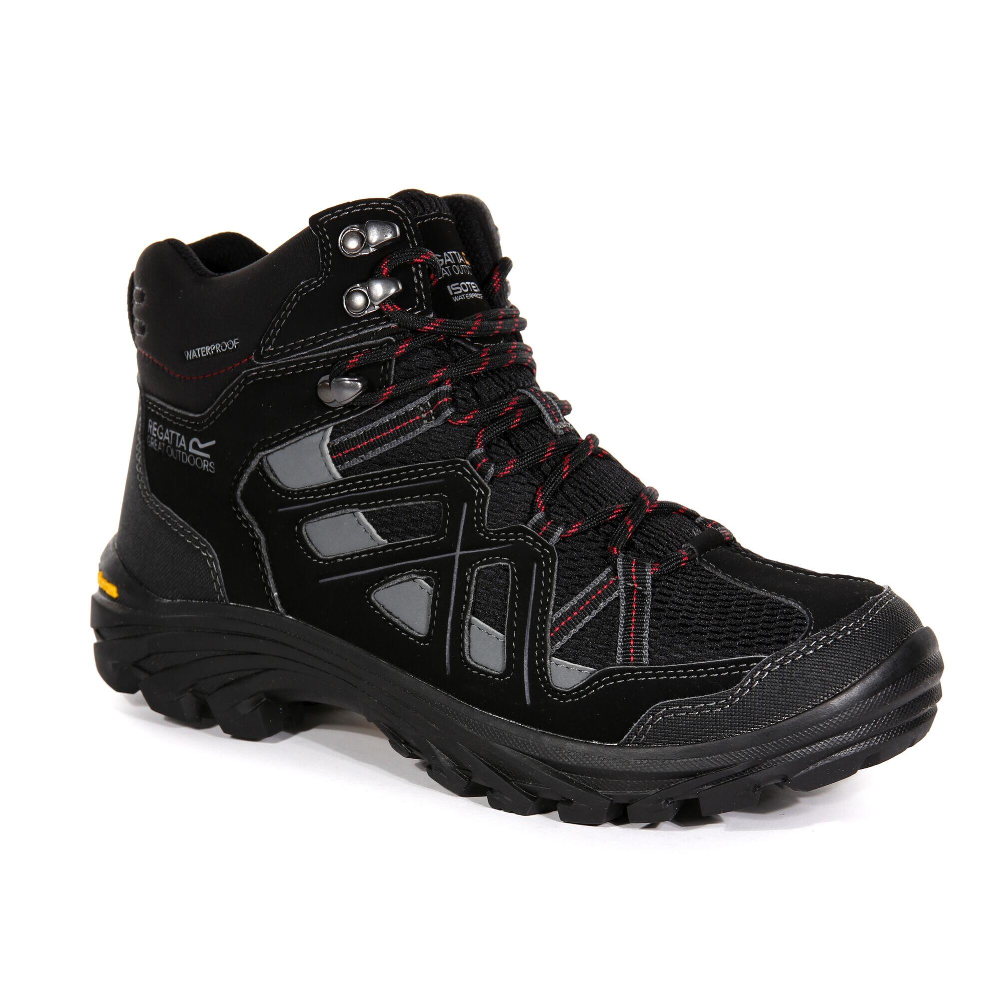 Burrell II Men's Hiking Boots - Black/Grey 2/5