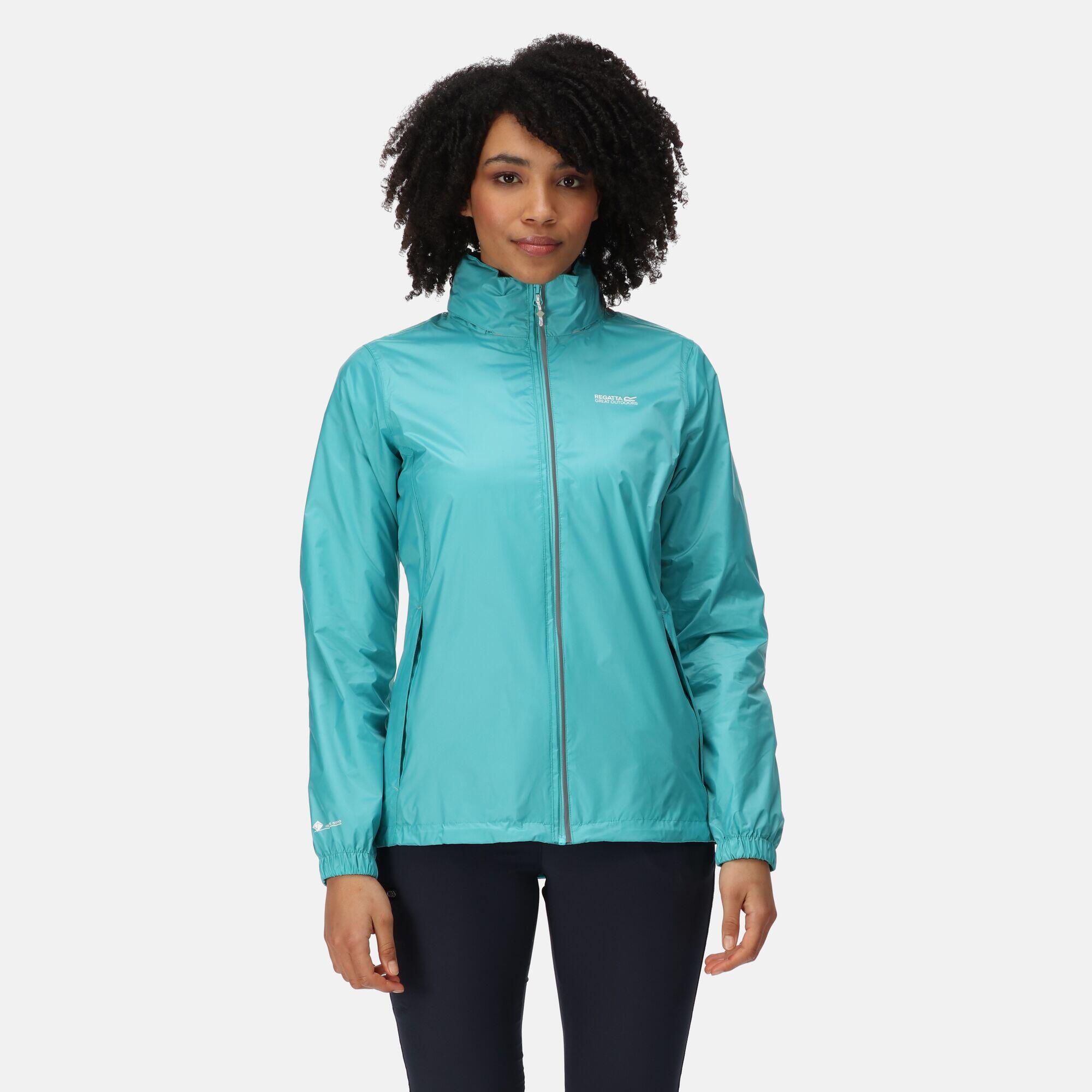 REGATTA Corinne IV Women's Fitness Waterproof Rain Jacket - Turquoise