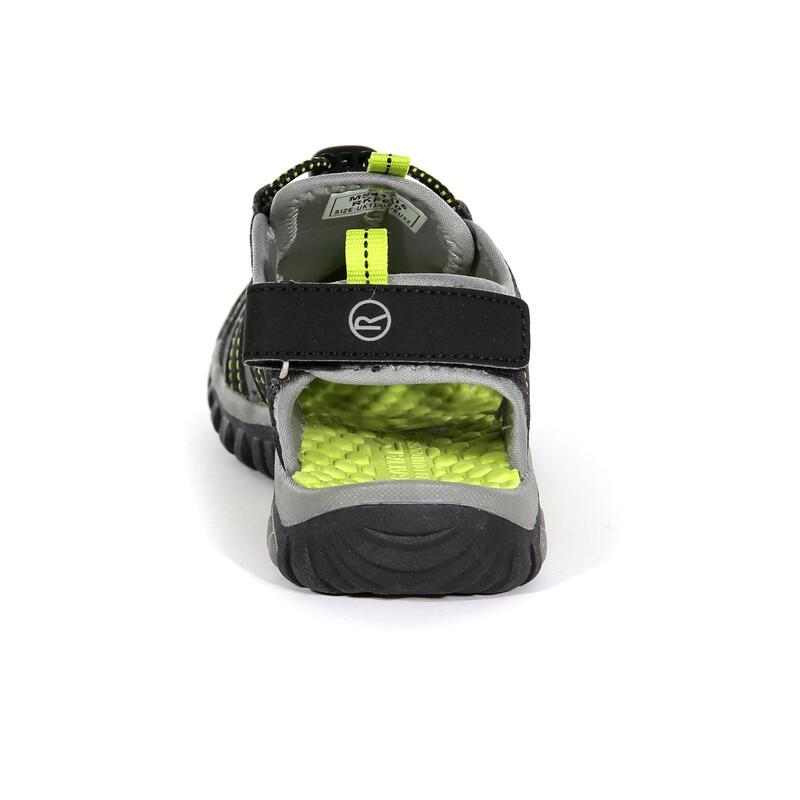 Wetshore Junior wandelsandalen voor kinderen - Zwart