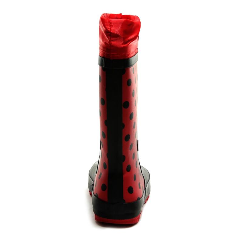 Cizme de drumeție pentru copii Regatta Mudplay ladybird