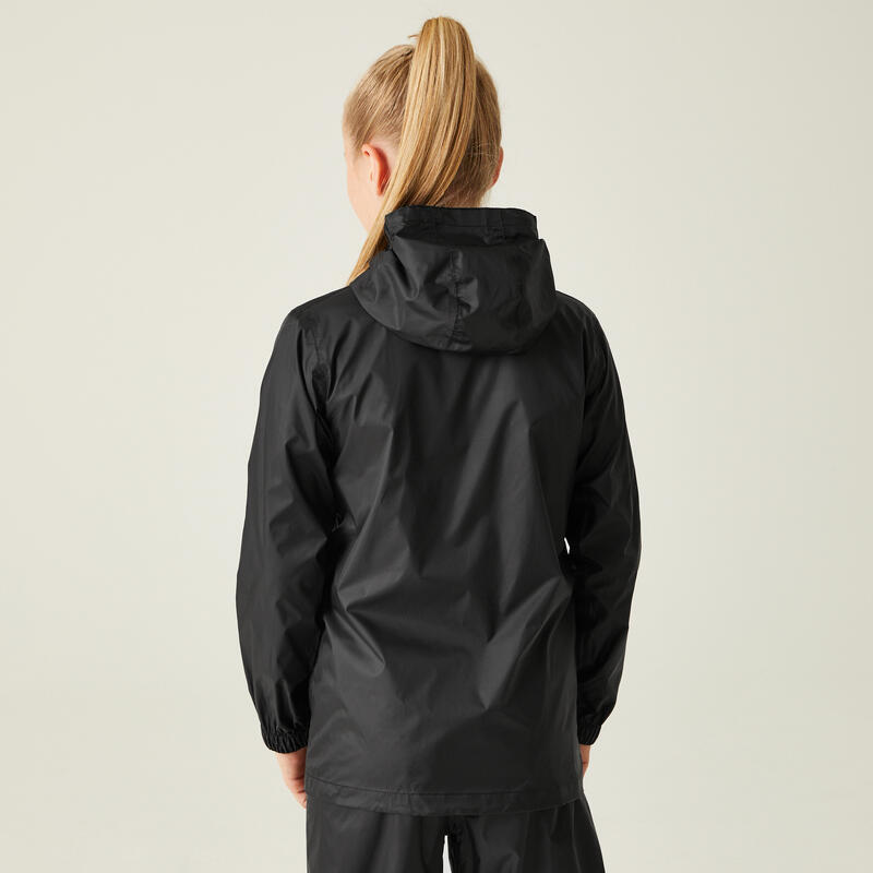 Pack It III Veste de randonnée anti-pluie imperméable pour enfant - Le noir