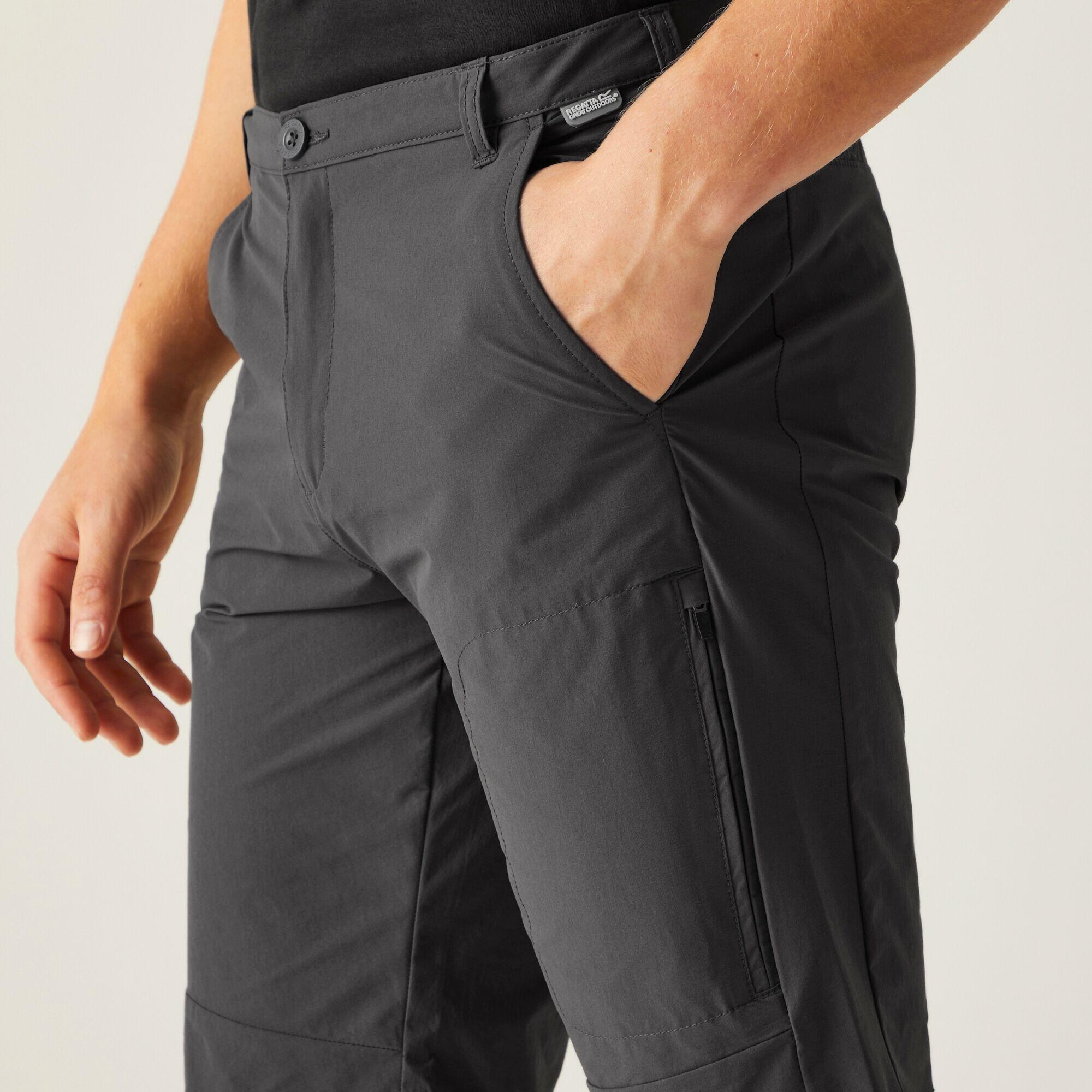 Herren Wandern Dreiviertelhose, Wasserabweisend - Highton, teal 4/5