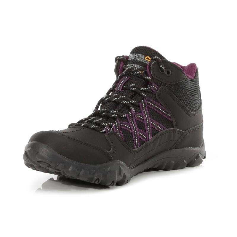 Lady Edgepoint Femme Randonnée Chaussures - Noir / violet