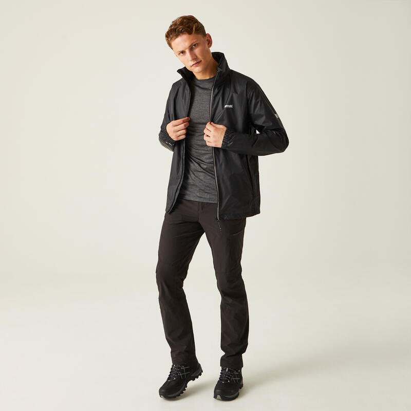 Lyle IV Homme Randonnée Veste imperméable - Noir