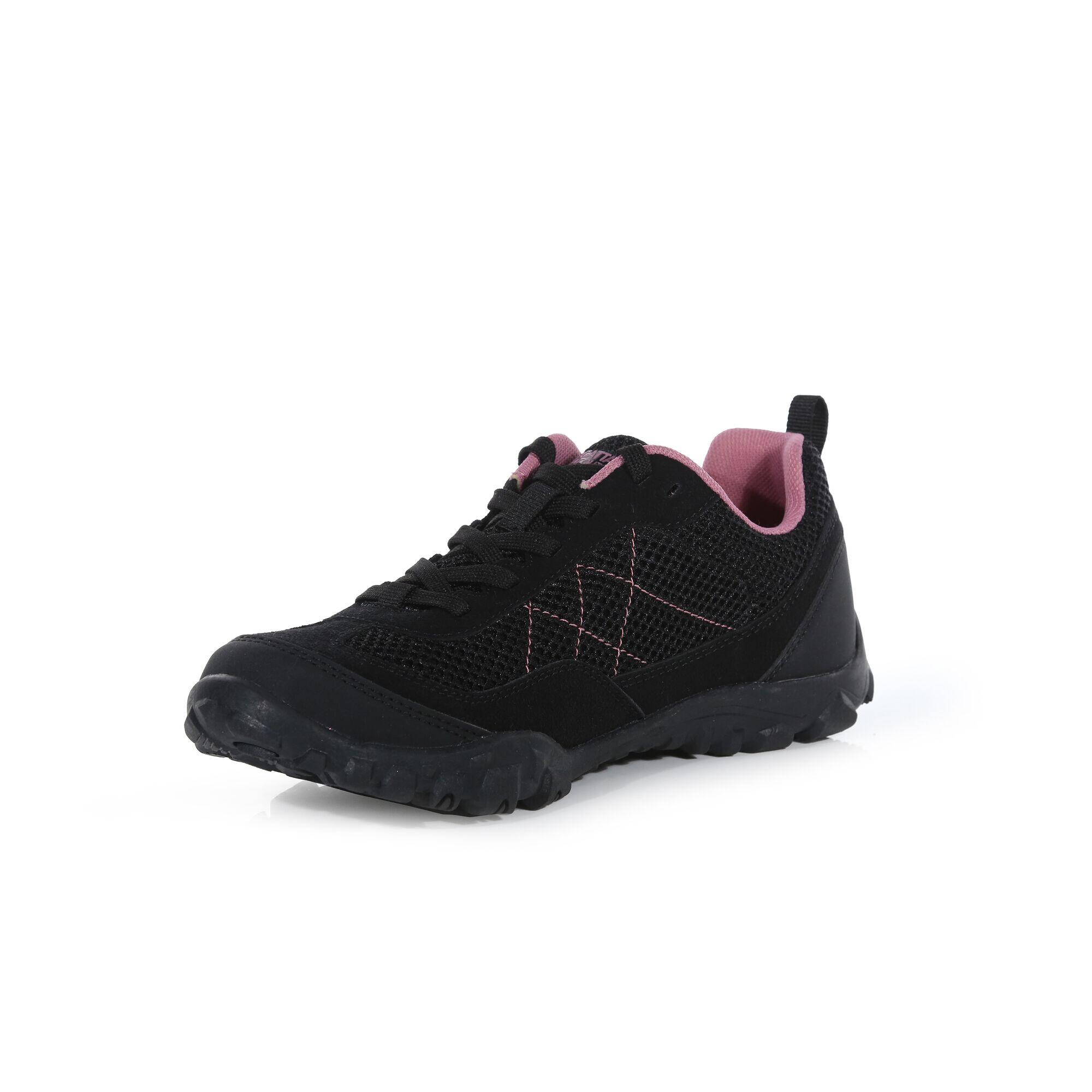 Lady Edgepoint Life Women's Walking Trainers - Black / Pink 4/6