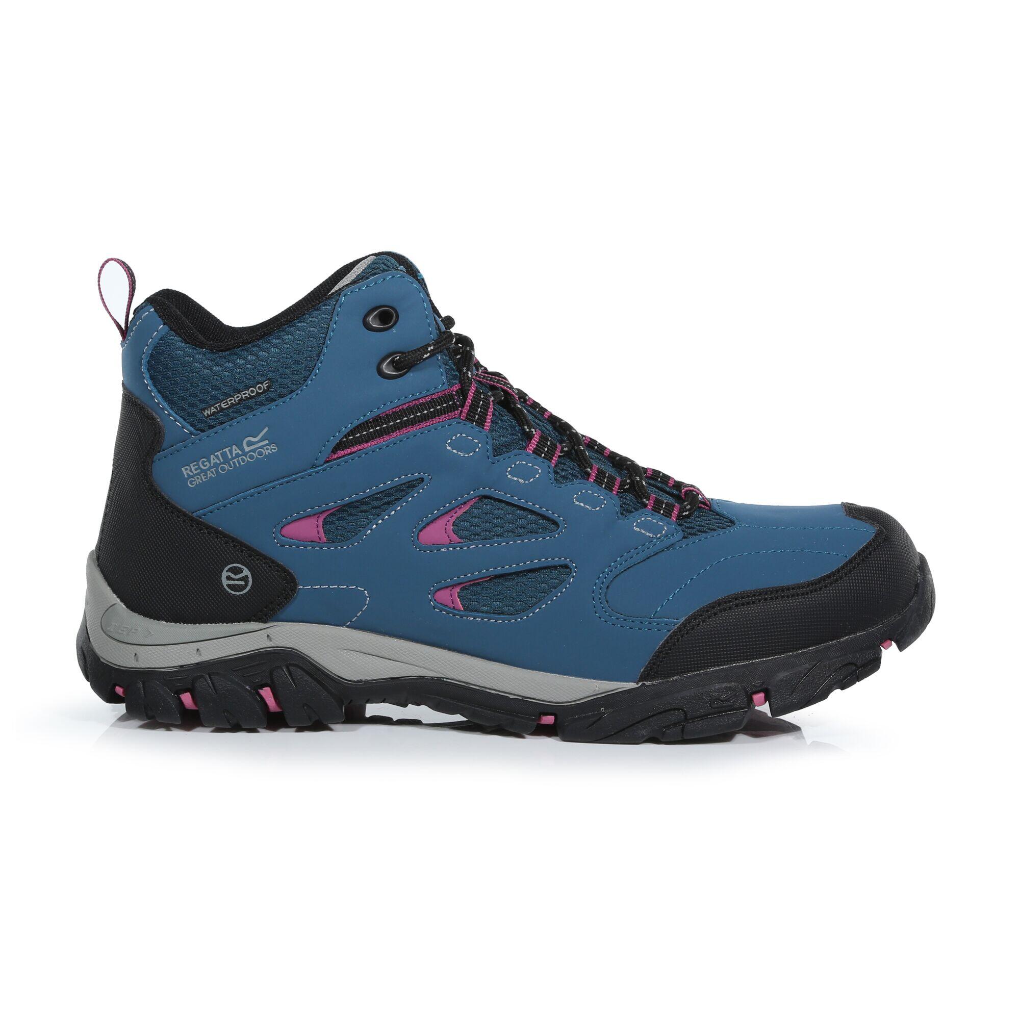 Lady Holcombe IEP Mid Women's Hiking Boots - Moroccan Blue / Red 1/5