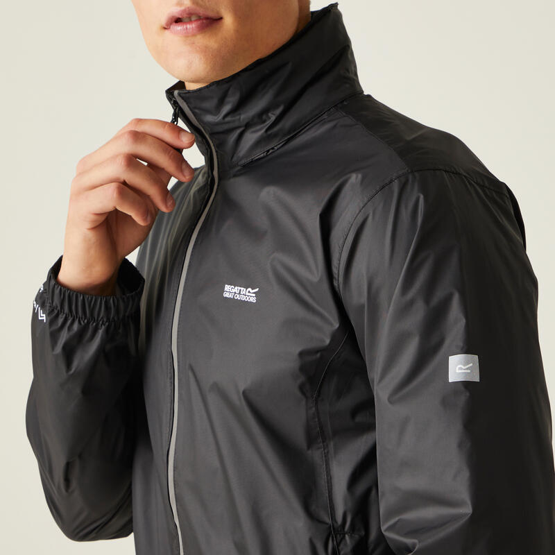 Lyle IV Homme Randonnée Veste imperméable - Noir