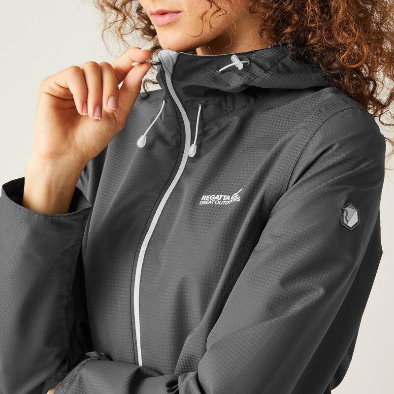 Veste de randonnée imperméable légère femme Hamara III