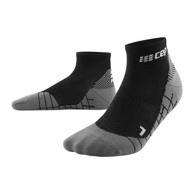 Cep hiking light merino low-cut compressie - zwart - heren