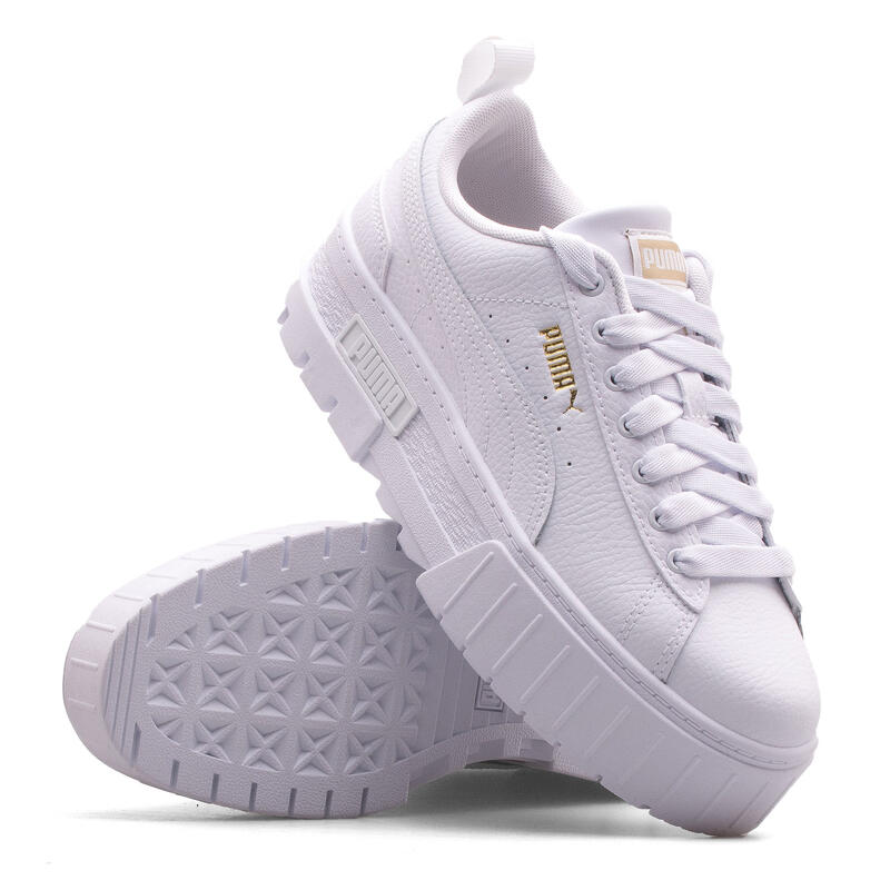 Chaussures Garçons Puma Mayze blanc