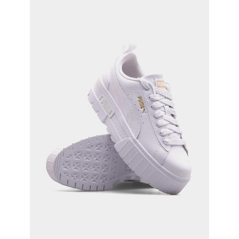 Chaussures Garçons Puma Mayze blanc