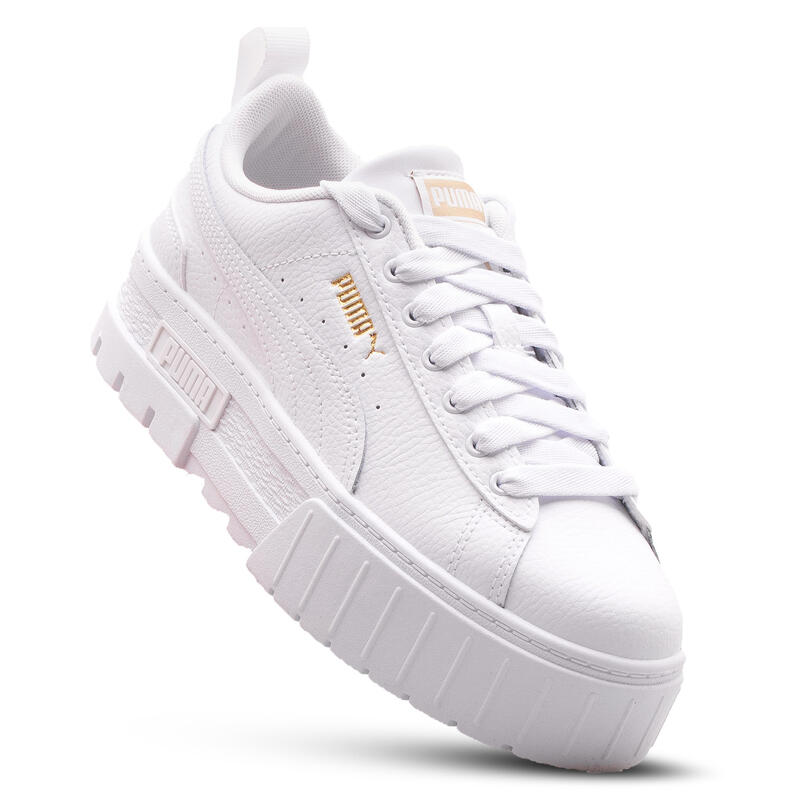Chaussures Garçons Puma Mayze blanc