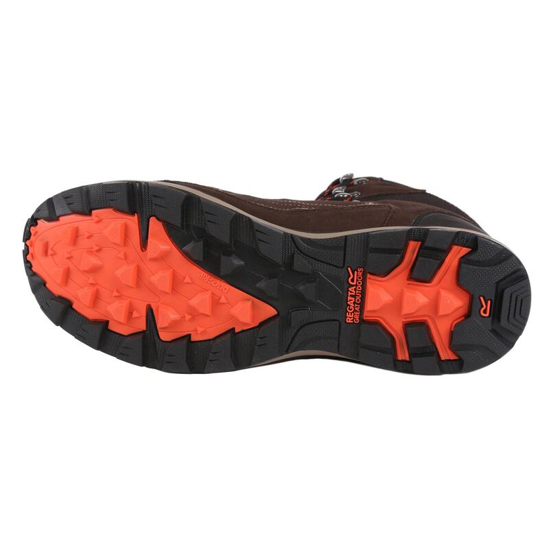 Samaris Homme Randonnée Chaussures - Marron / Orange