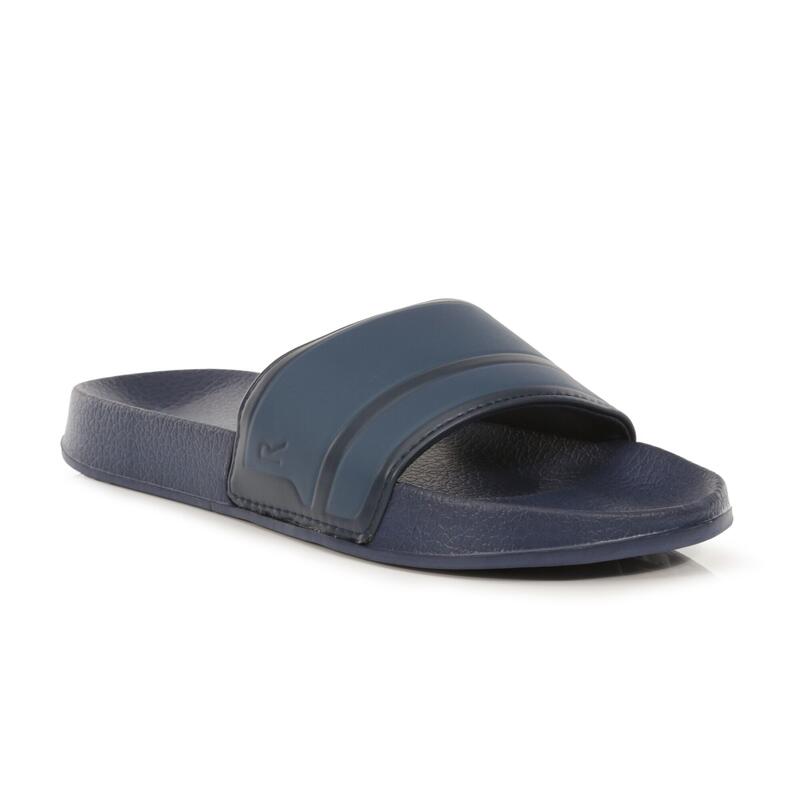 Shift Herren-Sandalen zum Reinschlüpfen für den Beckenrand - Denimblau