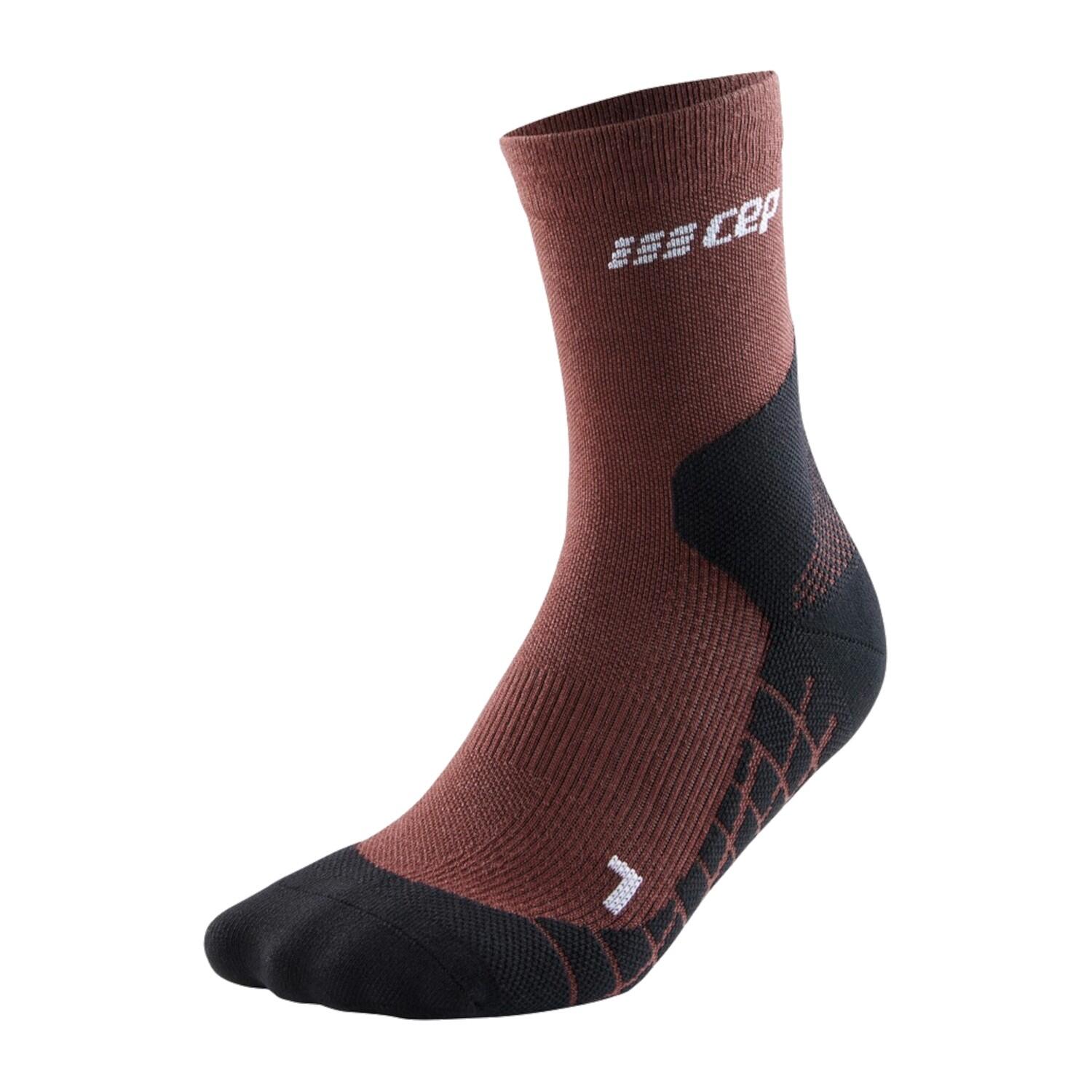 CEP CEP Hiking Light Merino Mid-Cut Compressie - Bruin - Heren