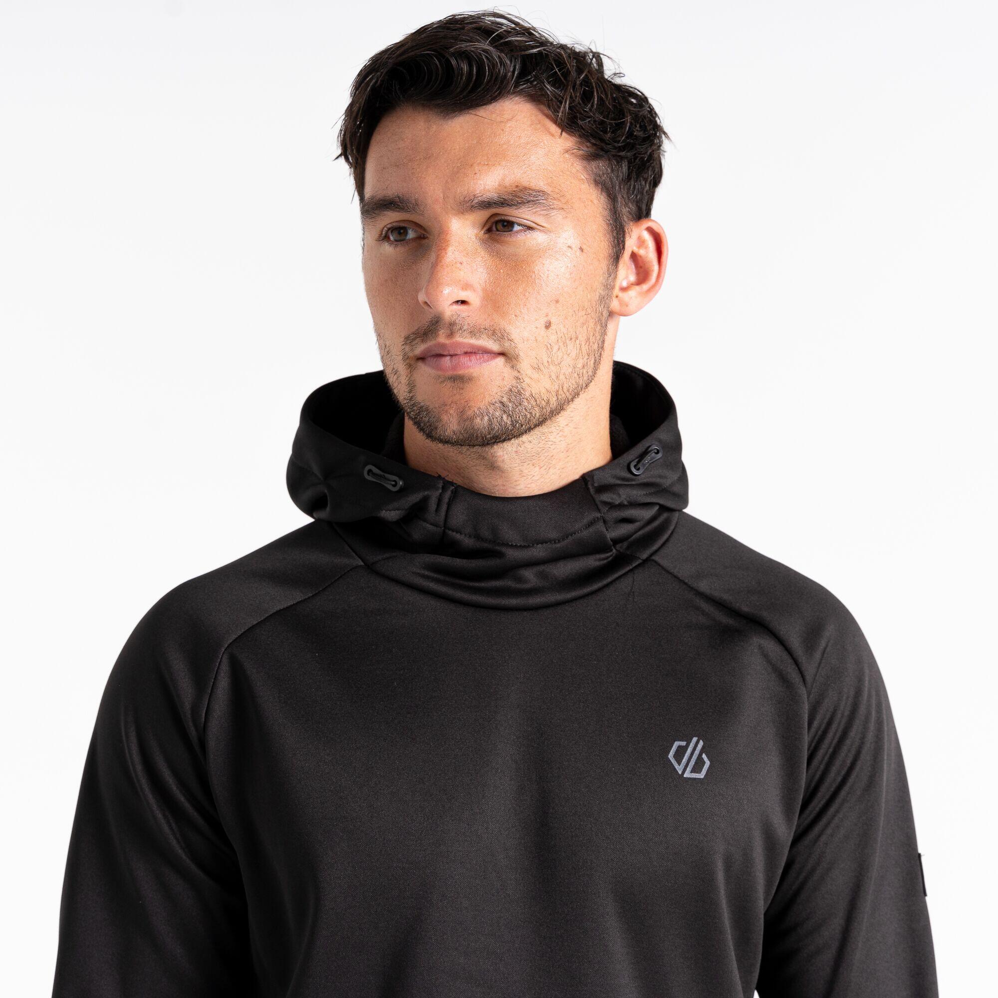 Out Calling Men's Walking Overhead Fleece - Black 4/6