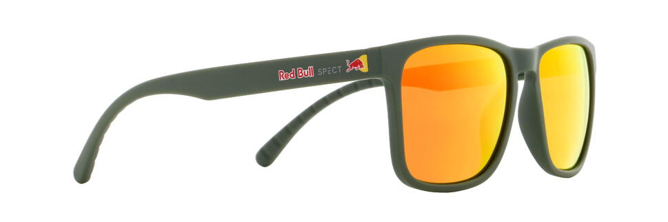 Okulary przeciwsłoneczne Red Bull Spect Edge - olive green/brown/red