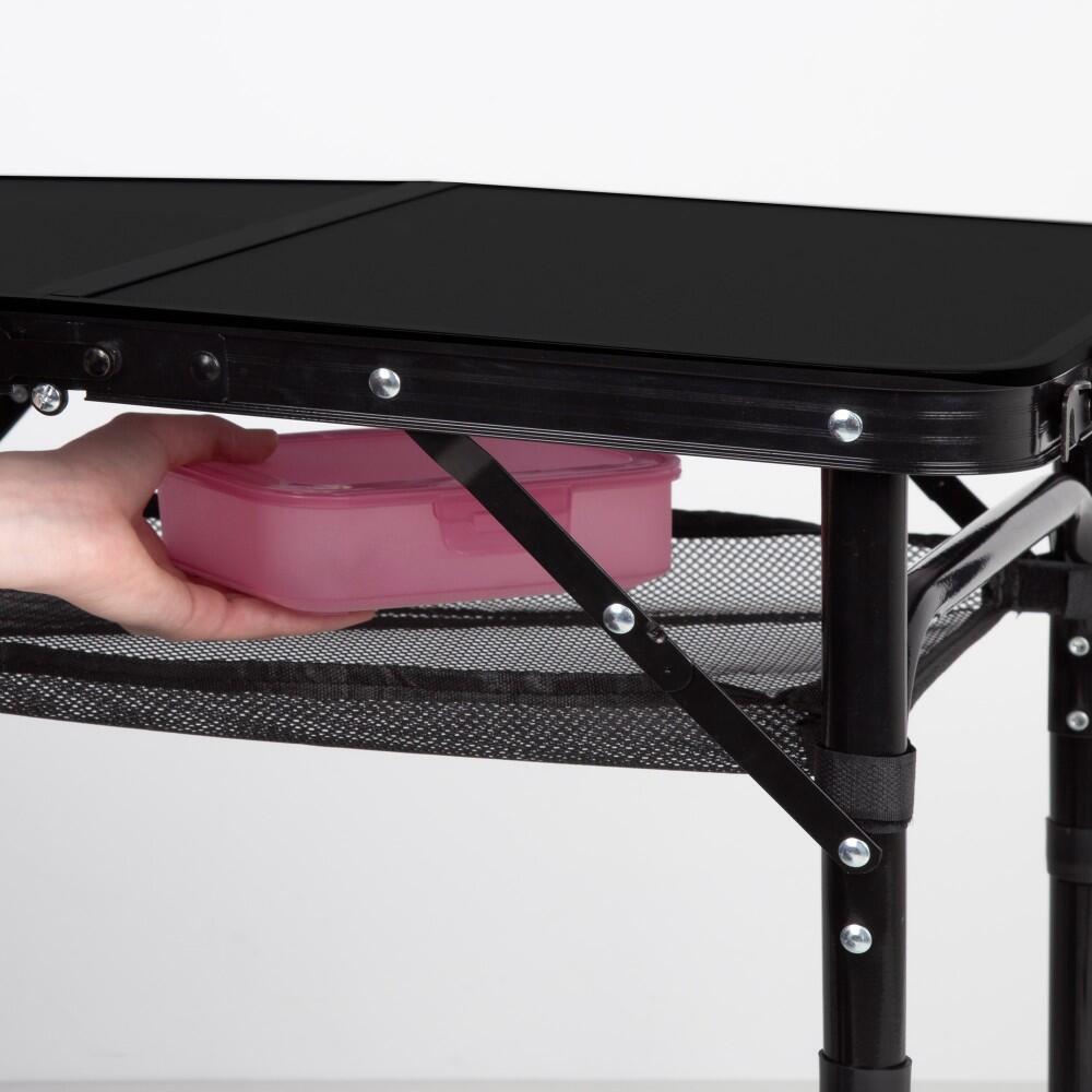 Aktive Table de camping pliante avec petite mallette, réglable en hauteur 5/7