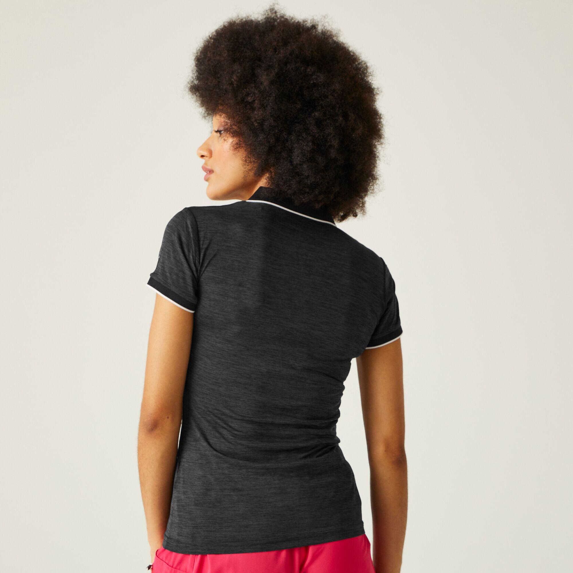 Remex II Women's Walking Short Sleeve T-Shirt - Black 2/6