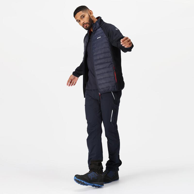 Doudoune Synthétique Randonnée - Clumber Hybrid verte homme