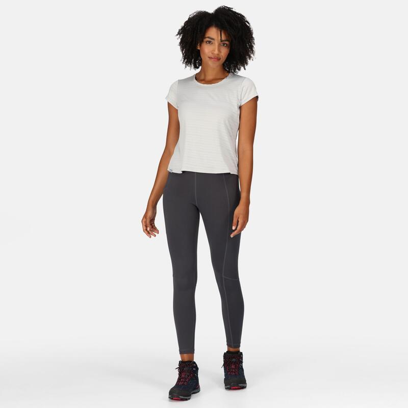 Limonite VI T-shirt de fitness à manches courtes pour femme