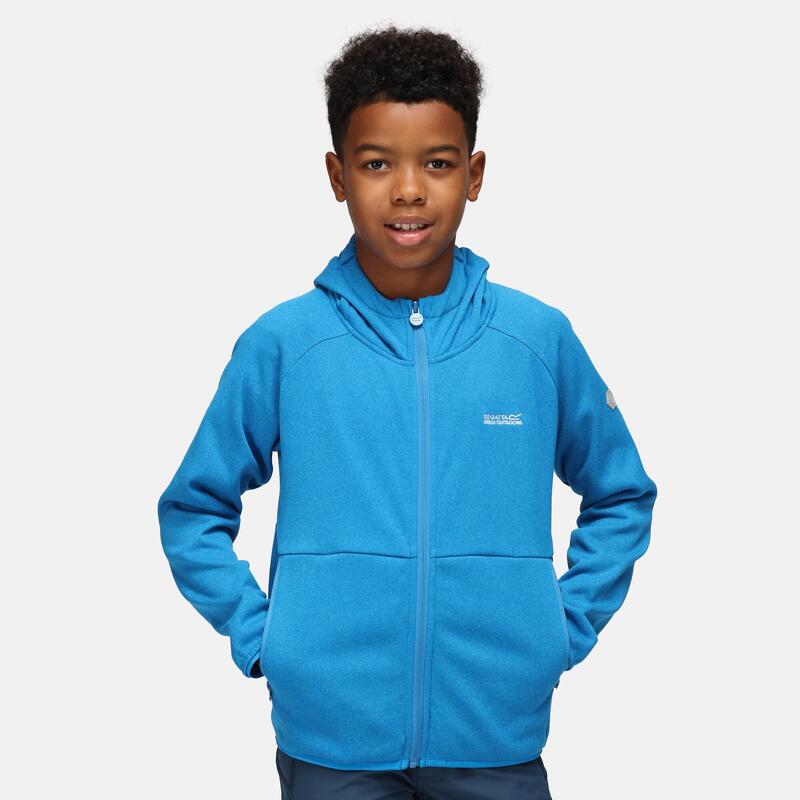 Maxwell II wandelfleece met hele rits voor kinderen