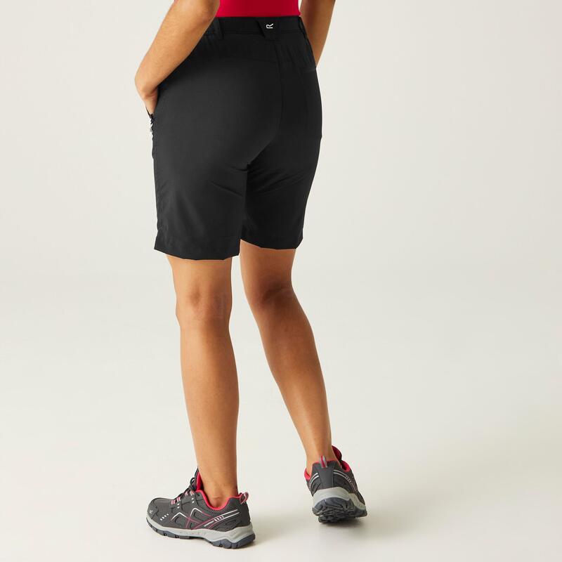 Xert Stretch Short de randonnée pour femme - Noir