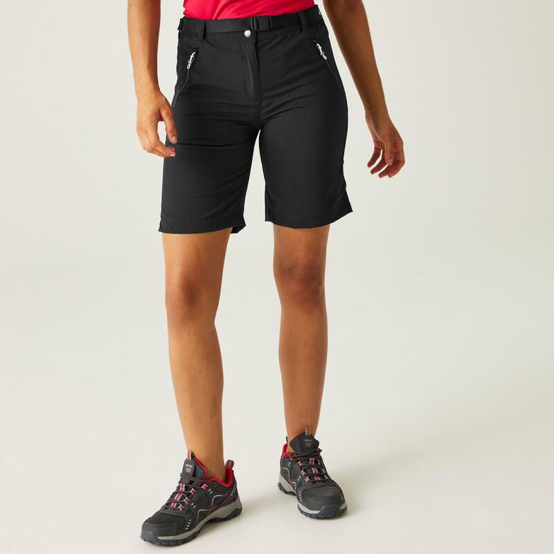 Xert Stretch Short de randonnée pour femme - Noir